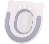 Bidet portable pour toilettes - Design pliable - Dimensions : 39 x 36,5 cm - Couleur : gris