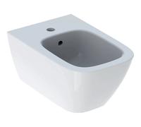 Geberit Bidet mural Smyle Square 500209011 blanc, forme fermée, avec trop-plein