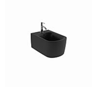 Bidet suspendu Kludi RESA S 27BIW0139 52 cm, fixations invisibles, noir mat