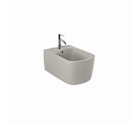 Bidet suspendu Kludi RESA S 27BIW01O2 52 cm, fixations invisibles, tourterelle clair mat