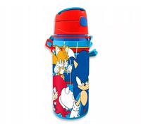 Gourde avec poignÃ©e aluminium Kids Licensing Sonic The Hedgehog Bleu 600 ml
