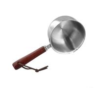 Bidon de graisse en acier inoxydable 304 avec double bec verseur pour cuisson à l'huile de cuisson et chauffage - 11 x 10 x 5,5 cm (300 ml + 410)