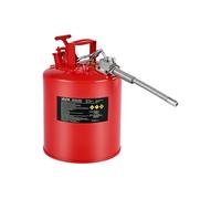 Bidon de Sécurité Type II 19 L avec Pare-flammes et Bec Flexible Rouge