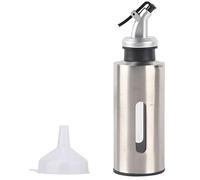 Bidon D'huile en Acier Inoxydable, Bouteille Distributrice D'huile, Récipient de Bouteille D'huile, Pot D'huile Anti-fuite, Pot D'assaisonnement Transparent, Ustensile de Cuisine pour la(150ml)