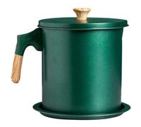 Bidon D'huile Filtre en Acier Inoxydable 1,4 L Cuisine | Maille Fine, Poignée Confortable, Usage Restaurant et Maison, Format Pratique pour Filtrer et Verser