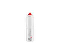 Elite Sport Bidon Jet biodégradable logo rouge transparent 950 ml