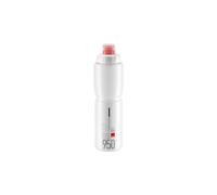 Elite - Jet Plus - Bidon vélo - 950 ml - transparent / rot