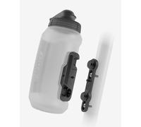Fidlock - Twist Bottle 750 Compact + Bike Base - Bidon vélo - 750 ml - transparent white / fidlock-logo