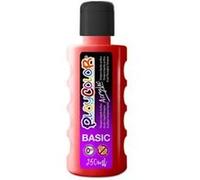 Bidon Peinture Liquide Acrylique 250 ml. - Couleur Rouge - Playcolor - Acrylic Basic - 18541 Rouge G