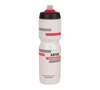 ZEFAL Magnum Pro Blanc et Noir - Bidon Velo de Grande Contenance - Gourde Vélo/VTT et Sport Réutilisable sans BPA - Tétine en Silicone Étanche - 975 ml, 92 g