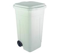 Bidone raccolta differenziata Mobil Plastic Lt. 80 Con ruote - Bianco