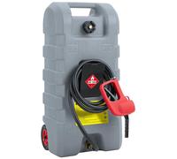 Bidons de carburant, construction robuste, pompe siphon manuelle, couleur GRIS