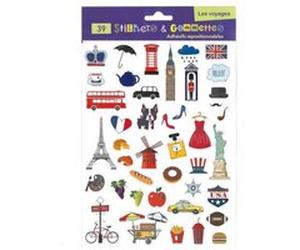 Bidule et Tralala - Stickers et Gommettes - Les Voyages G