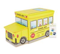 Coffre De Rangement Et Banc Bus Scolaire Jaune TU