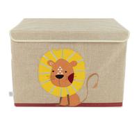 Bieco Boîte de Rangement avec Couvercle | 65L pliable 36x36x51 | Coffre a Jouet Enfant | Rangement Jouet Enfant | Bac de Rangement