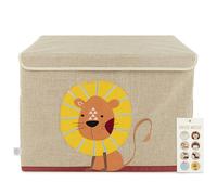 Bieco Boîte de Rangement avec Couvercle | 65L pliable 36x36x51 | Coffre a Jouet Enfant | Rangement Jouet Enfant | Bac de Rangement Enfant Bac a Jouet Enfant Coffre à Jouet Enfant Boite Rangement Jouet