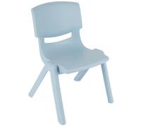 Chaise Enfant Empilable, Intérieur/extérieur Bleu Clair TU