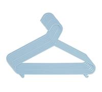BIECO cintres bébé Enfants cintres pour bébés Cintre cintres en Plastique pour la Longueur du Meuble de Rangement de Garde-Robe 29,5 cm, 8 pièces, Tendance Bleu, Bleu, étroit, ArtN 04014155