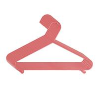 BIECO cintres cintres pour bébé enfant Hanger cintres en plastique pour la longueur du meuble de rangement de garde-robe 29,5 cm, 8 pièces, rose, petit, ARTN 04014144