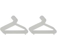 BIECO Cintres pour Bébés et Enfants - Plastique Gris, 29,5 cm, 8 Pièces, Étroit - Pour Armoire de Stockage - ARTN 04014152 (Lot de 2)