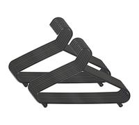 Bieco Cintres pour enfants, couleurs unies, noir, taille : 16 pièces