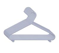 Bieco Lot de 8 cintres pour enfants et bébés, violet, longueur : environ 30 cm, en plastique, organisateur de penderie, cintres pour vêtements pour bébé