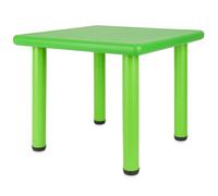 Bieco Table pour Enfant Vert | Table Enfant 1- 8 ans | env. 62x 62x 52 cm | Réglable en Hauteur | Table de Jardin Enfant
