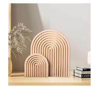 Bieiyhe Lot de 2 Planche en Bois Décorative Arc-en-ciel Boho, Planche à Découper Décorative, Planches Bois Cuisine Décoration, Planches de Service en Boiss,Planches a Pain pour Étagère Murale,Commode