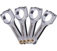 Bielles, acier forgé 4340, longueur 152 mm, diamètre de la grosse extrémité 52 mm, diamètre de la petite extrémité 23 mm, 9 000 tr/min