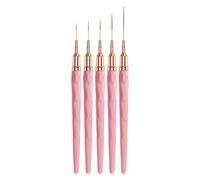 Bien brosses pour les | Outils de peinture pour perceuse à pointe | Outil de ponctuation des ongles | Dessins pour ongles polonais gel Pinio sculpté, une brosse artistique de détails