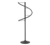 BIFCIOFH Porte-vêtements rotatif en spirale, portant à vêtements robuste à 38 balles, cintre autonome robuste en métal pour chambre à coucher, économie d'espace (couleur : noir, taille : 180 cm)
