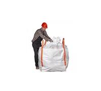 Big Bag 1000kg Refermable | Sac Big Bag 90x90x90cm avec Jupe de Fermeture | GRVS Résistant | Lot de 5 sacs