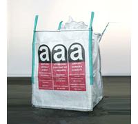 Big Bag amiante 90 x 90 x 110 cm avec 4 passants, charge de rupture 1000 kg DIN EN ISO 21898