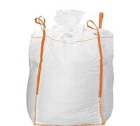 Big Bag avec Jupe de fermeture 1500 KG Sac Gravat 90x90x110cm Lot de 5 sacs | 1, 2, 5 et 10 produits disponibles | Disponible avec Goulotte de Déchargement et normale | sac a gravats | sac de jardin