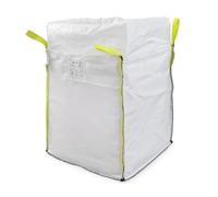 Big Bag avec tablier de remplissage et fond fermé, 90 x 90 x 110 cm, capacité de charge de 1500 kg, volume 1 m³