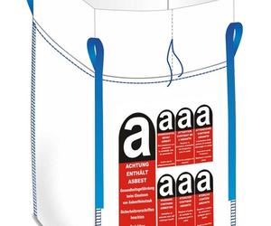 BIG BAG für Asbest mit Schürze Tragkraft 1000 kg, 90 x 90 x 110 cm #1 5 stück