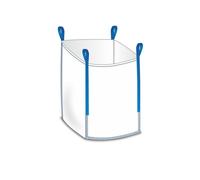 Big Bag ouvert - KLASEBO - Sac Big Bag 1000kg - 90x90x90 cm - Capacité 1000 kg - 4 sangles de levage