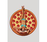 Big Mouth Toys Giant Pizza Beach Serviette à motifs Uni