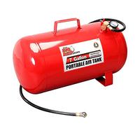 BIG Red Torin T88007 Réservoir d'air Portable Horizontal avec Tuyau de 41,5 cm et manomètre, capacité de 26,5 litres