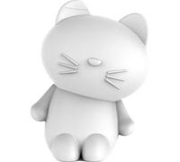 BigBen, haut-parleur Bluetooth modèle Lumin'Us avec fonction lumière design chat, blanc