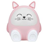 Bigben Interactive Enceinte et veilleuse sans fil Chat – Bluetooth 5.0 15 W – Rose