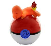 BigBen, Radio-réveil lumineux avec Glumanda endormi sur Pokeball, rouge