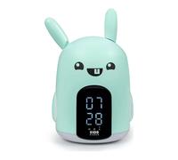 BigBen Réveil Lumineux Modèle Buzzers Lapin Vert d'eau