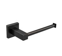BigBig Home Porte-Papier Toilette en Bronze, Support de Papier Toilette, Support Mural, Support de Rouleau de Papier Toilette, pour Salle de Bain Poli à l'huile, Noir, Ensemble d'accessoires de Salle
