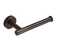 BigBig Home Porte-Papier Toilette en Bronze, Support de Rouleau de Papier Toilette huilé, Support de Papier Toilette Rustique Orb à Fixation Murale Rustique