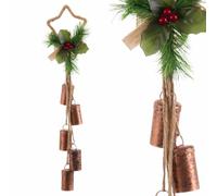 BigBuy Christmas Ornement de Noël Multicolore Cuivre 11 x 3,3 x 42,5 cm