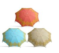 BigBuy Garden Parasol multicolore, standard, multicolore, Estándar, Traditionnel