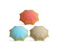 BigBuy Garden Parasol multicolore, standard, multicolore, Estándar, Traditionnel