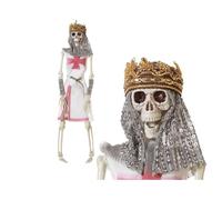 BigBuy Home Décoration Halloween Roi Médiéval Squelette 40 cm