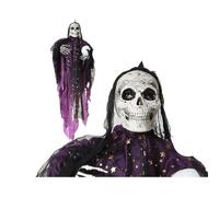 BigBuy Home Décoration Halloween Squelette 180 x 80 x 16 cm Sorcière